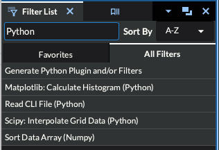 Improved Python Filter Development