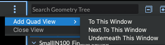 Add Quad View Submenu