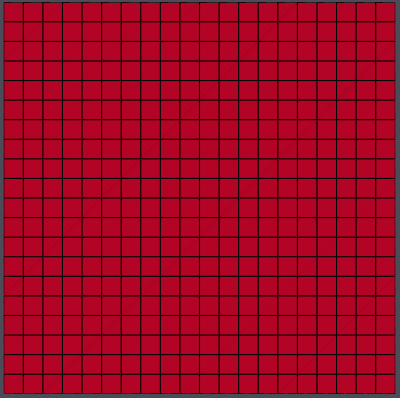 Scaled by 2x in the X and Y axis.