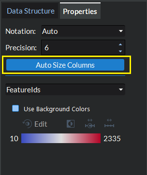 Auto Size Columns Property