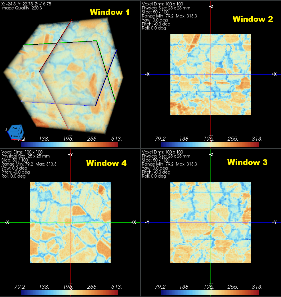 Quad View Interaction Overview