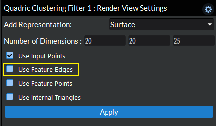 Select Use Feature Edges