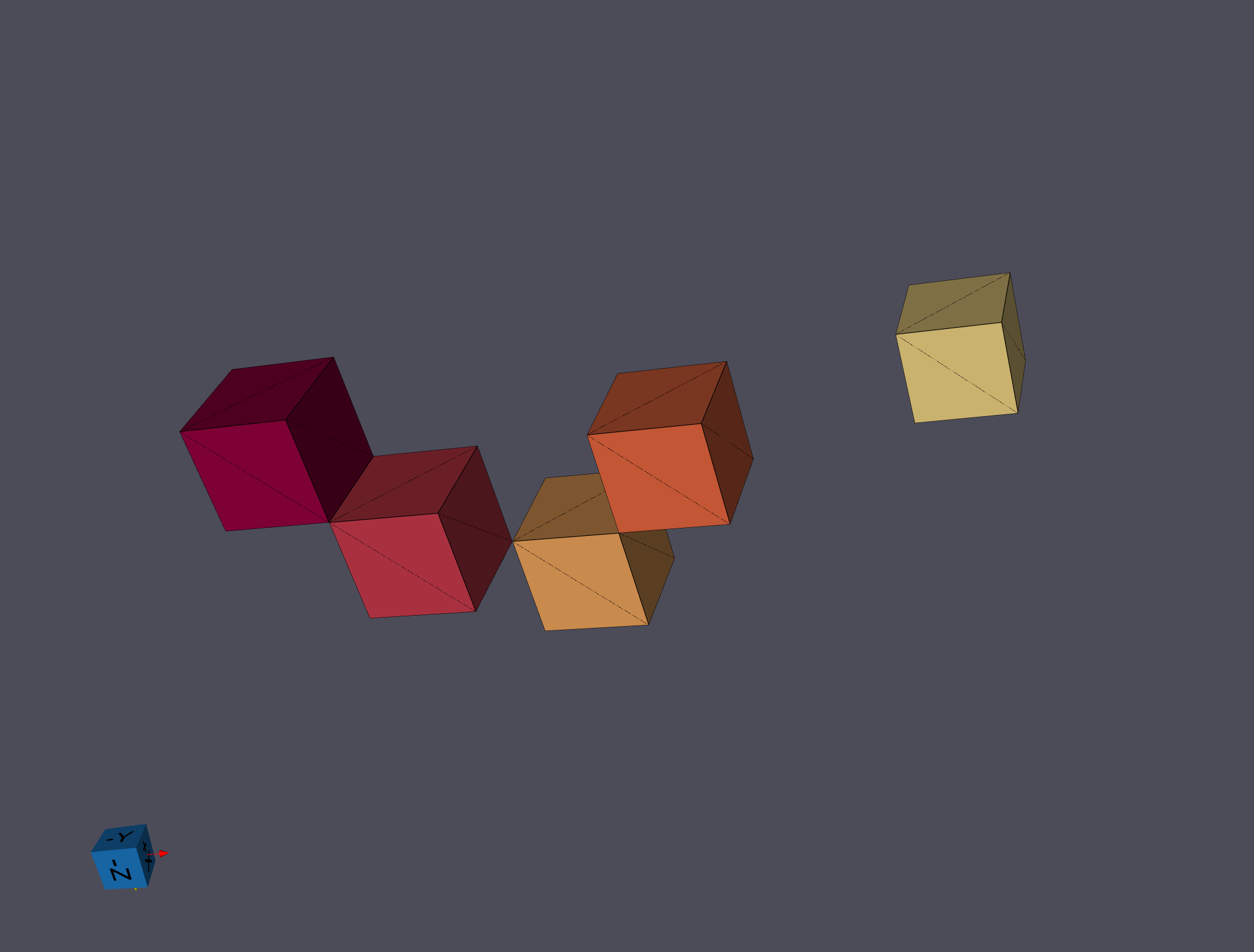 Shared Edges & Points With Disconnected Region - "Face Only"