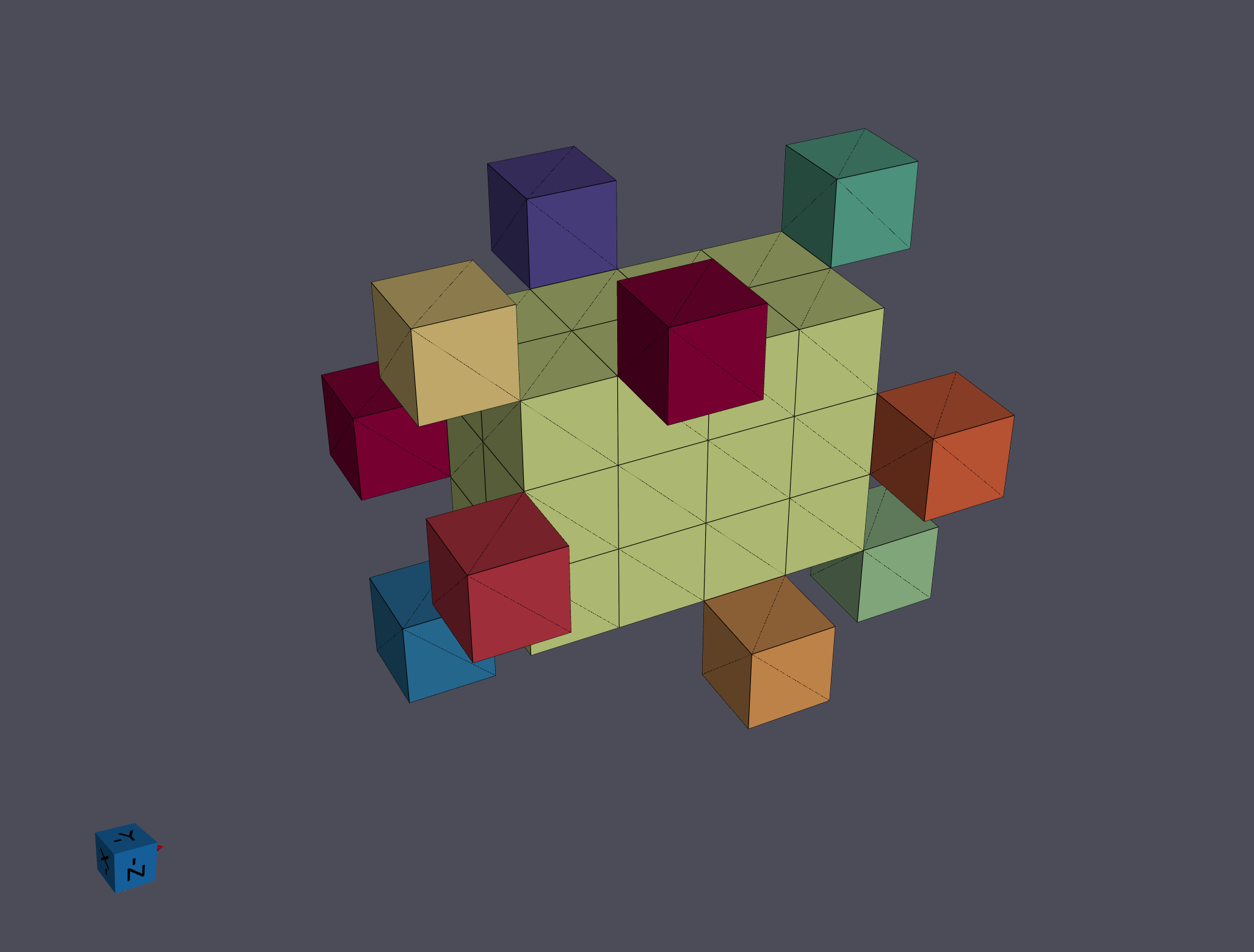 Shared Edges - Neighbor Scheme = "Face Only"